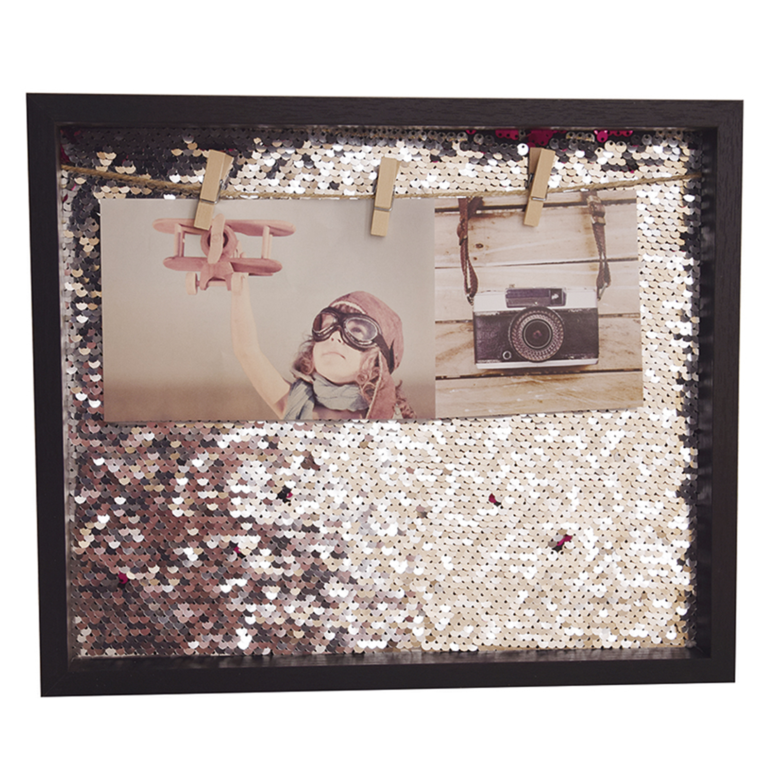 Pailletten-Memoboard - sortiert - 27x32 cm