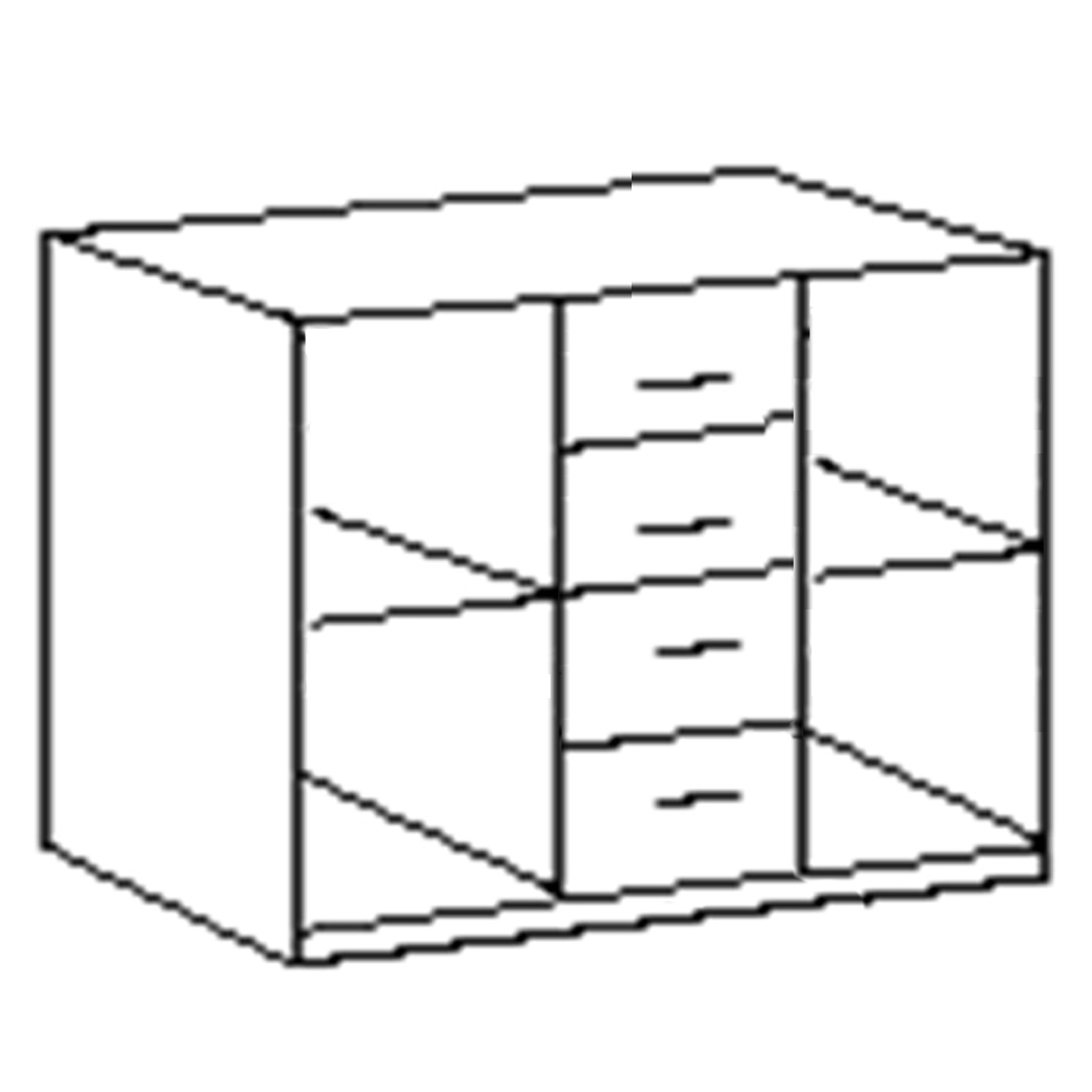 Sideboard - Wildeiche teilmassiv - 155 cm