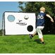 Fußballtor HORNET - weiß-schwarz - mit Torwand