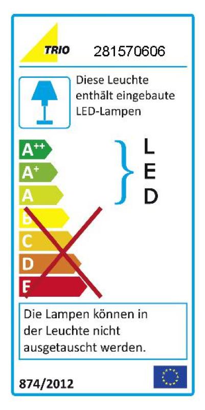 LED-Wandleuchte - Badleuchte - Chrom - Glas