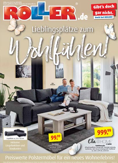 Hier finden Sie alle aktuellen Prospekte von Roller ROLLER Möbelhaus
