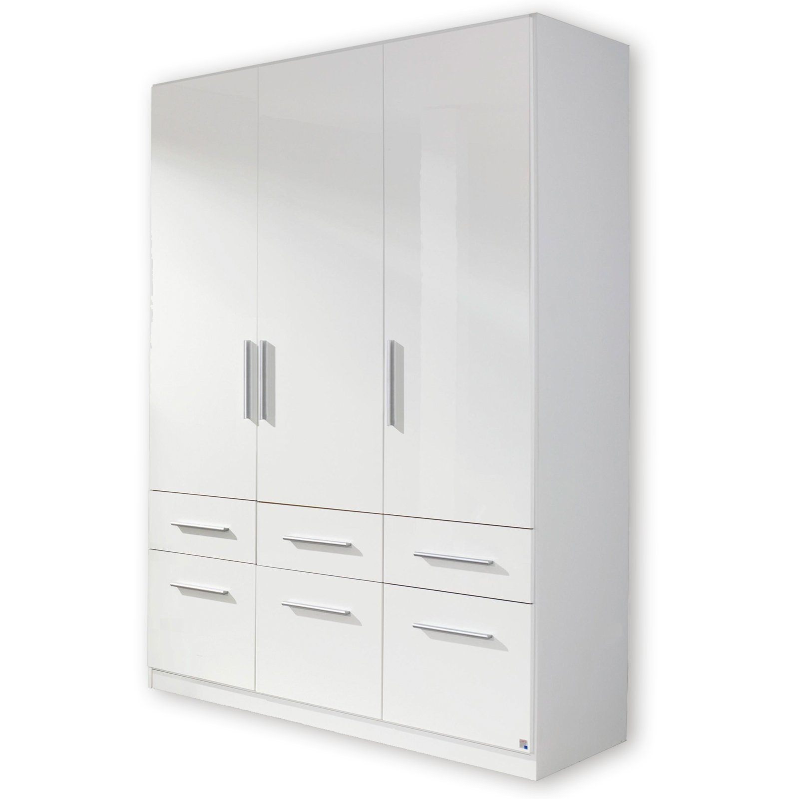 Kleiderschrank - weiß Hochglanz - 11 cm breit Kleiderschrank - weiß Hochglanz - 11 cm breit