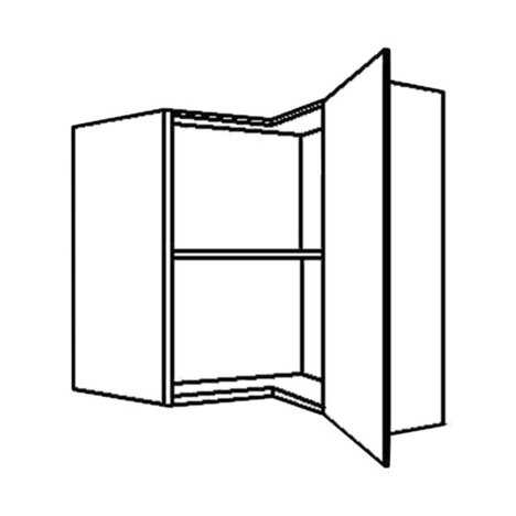 Eckhänger - weiß Lacklaminat-weiß - 60 cm