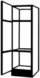 Kühlschrankumbau - weiß Lacklaminat-weiß - 60 cm