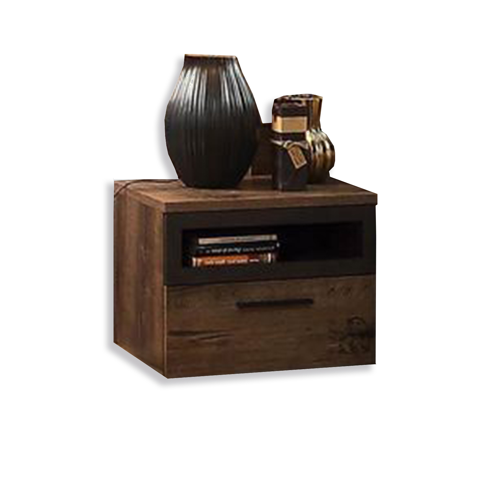 Nachtkonsole - Schlammeiche-Schwarzeiche - 52 cm