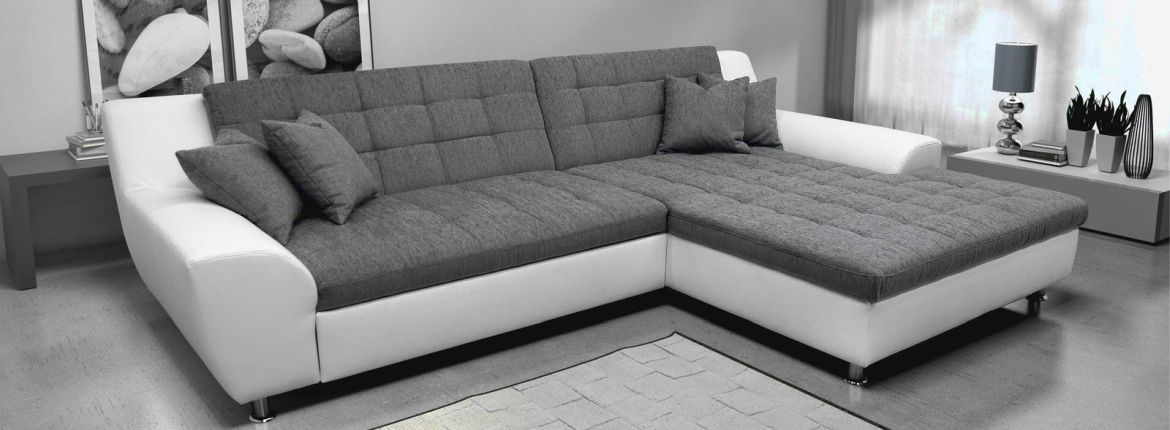 Ecksofa dunkelgrau