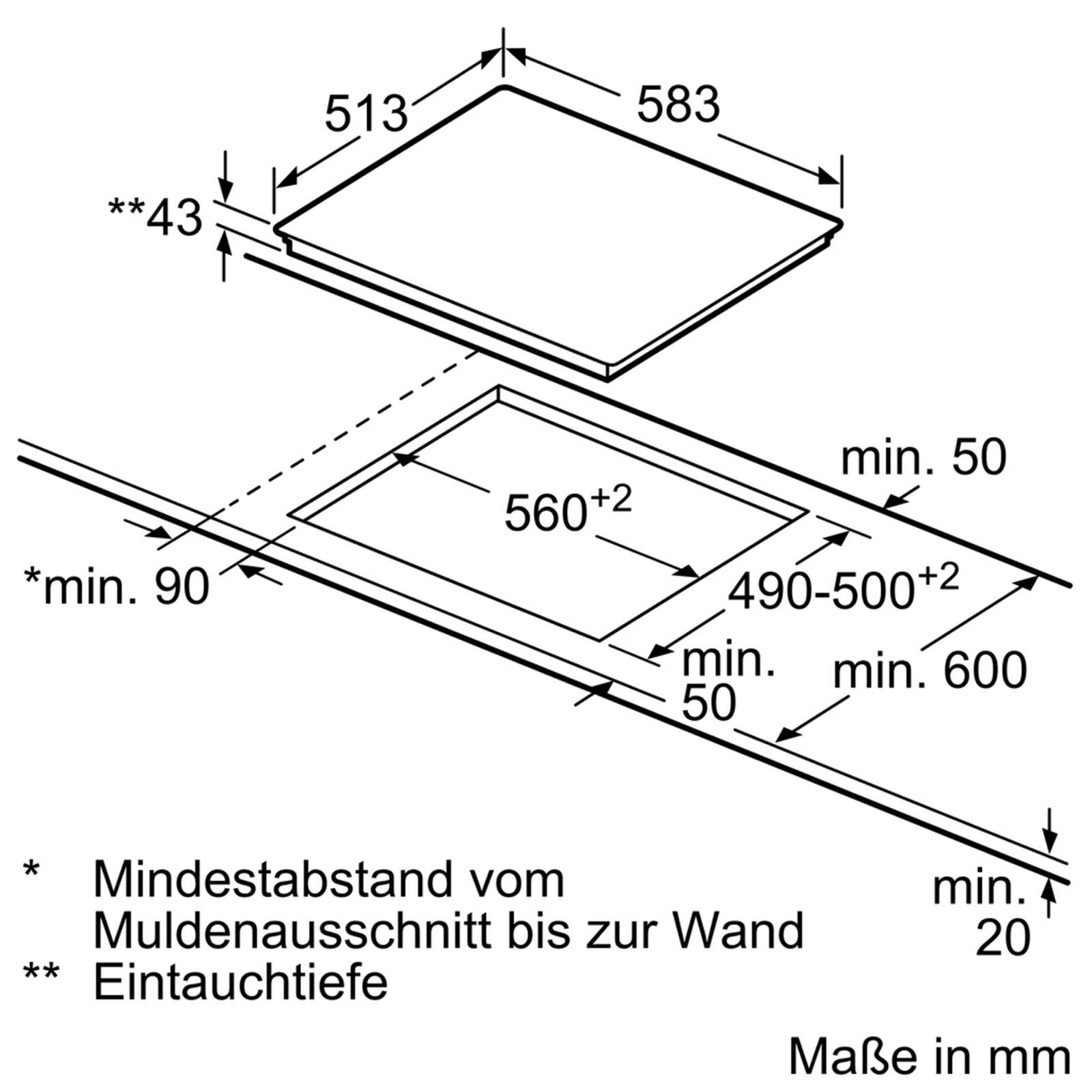 SIEMENS Glaskeramik-Kochfeld EA645GN17