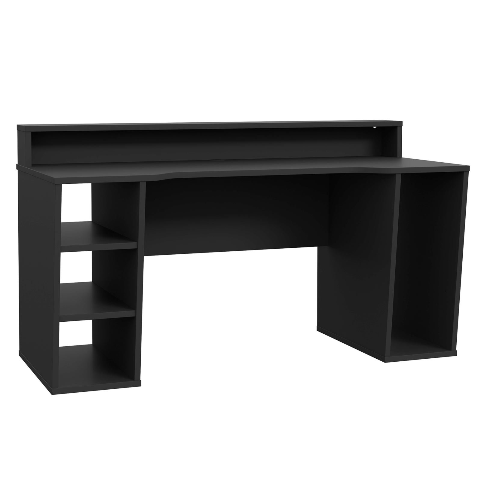 Schreibtisch HWC-F11 Computertisch Jugend-Schreibtisch Gaming 120x75cm schwarz 